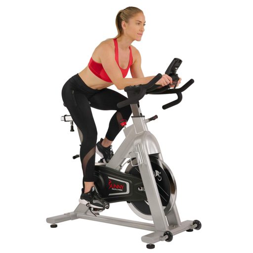 Sunny SF-B1735 Indoor Cycling Bike | Equipped with a 44-pound Flywheel