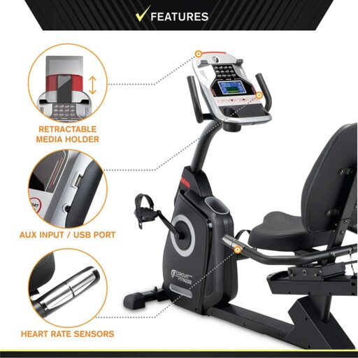 Circuit Fitness AMZ-587R Recumbent Bike