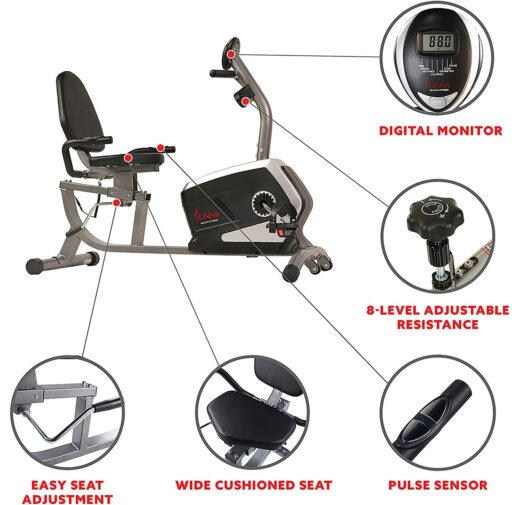 Sunny SF-RB4616 Recumbent Bike