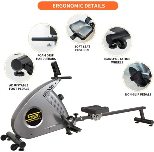 SNODE Magnetic Rowing Machine