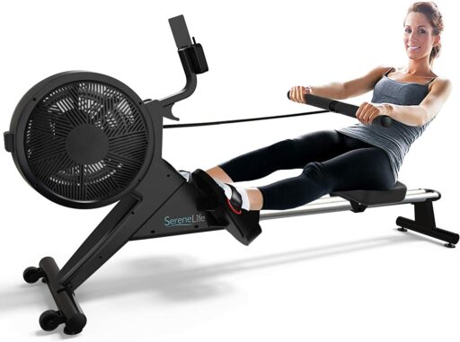 SereneLife SLRWMC60 Smart Rowing Machine