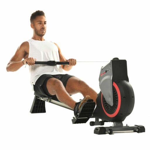 Fitness Reality Dual Transmission Fan Rower | With On-Demand Coaching
