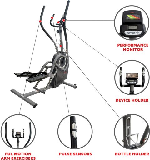 Sunny SF-E3914 Elliptical/Stepper Machine 