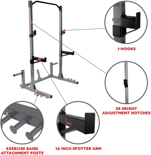 Sunny SF-BH6802 Power and Squat Rack