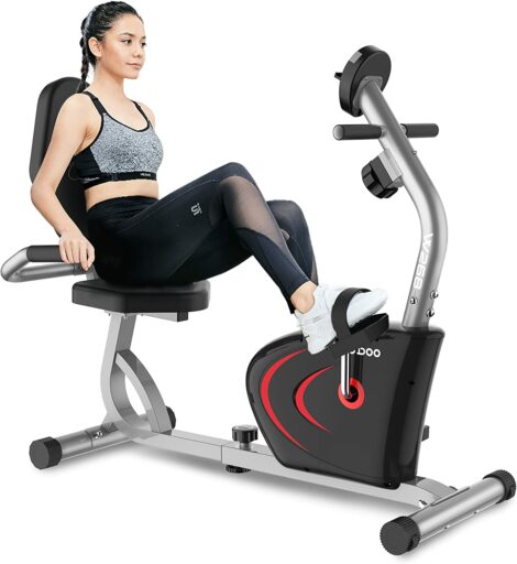 pooboo W268 Recumbent Bike