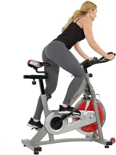 Sunny Pro II SF-B1995 Indoor Cycling Bike | Features a Belt Drive System