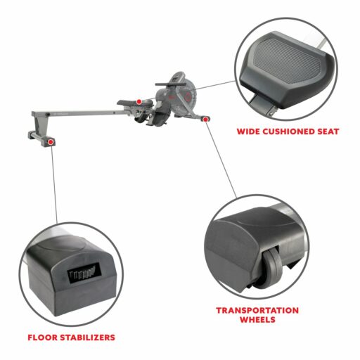 Sunny SF-RW520050 Air Resistance Rower