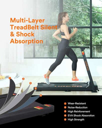 UREVO Foldable Home Treadmill