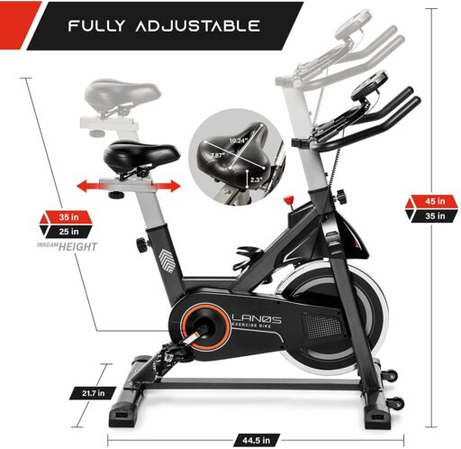 lanos folding exercise bike youtube