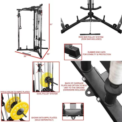 Valor Fitness BD-61 Cable Crossover