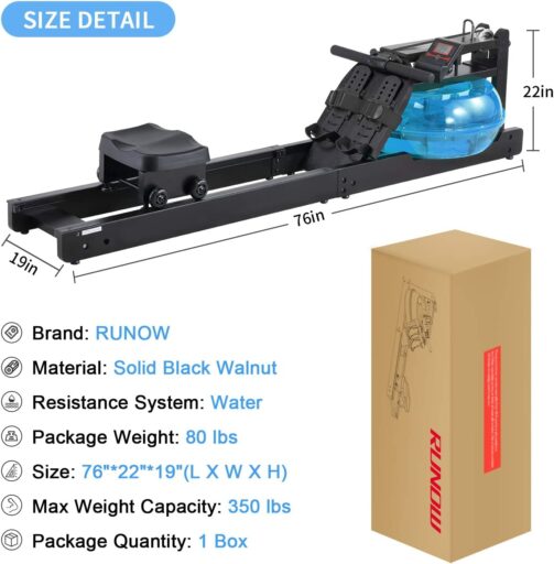 RUNOW 6204B Rowing Machine