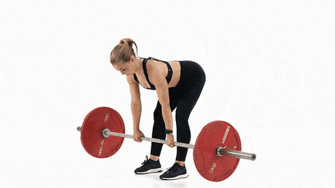 Bent-Over Row Targets the Back Muscles - Exercising Specific Muscle Groups