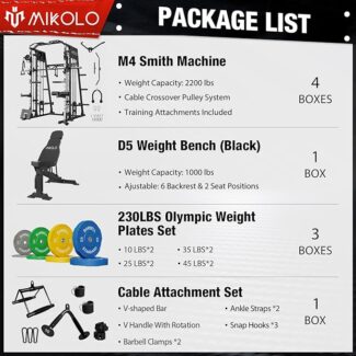 Mikolo M4 Smith Machine Package