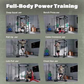 Major Fitness D1 Pro Power Cage Package