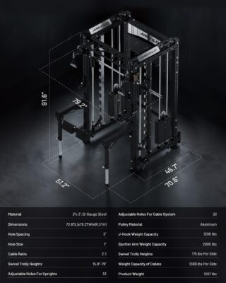 Mikolo ANUBIS 2.0 Ultimate Smith Machine