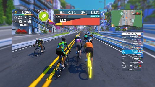 Zwift fitness app